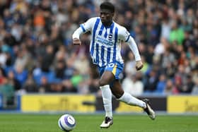 Baleba starts for Brighton in their first Premier League game of the season. (Photo by Mike Hewitt/Getty Images)