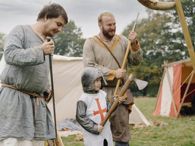 Battle of Hastings reenactment at Battle Abbey 2025. Pic supplied by Tom Arber/English Heritage.