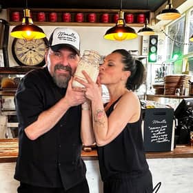 Frankie and Francesca with the mother yeast