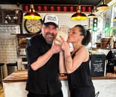 Frankie and Francesca with the mother yeast