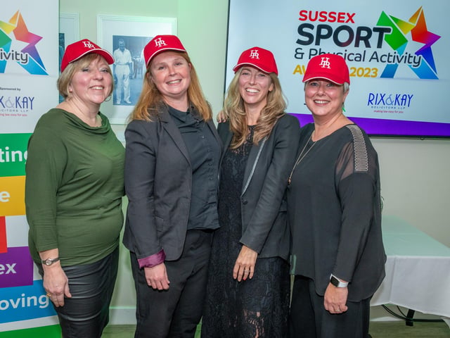 Winners and finalists at the Sussex Sport and Physical Activity Awards for 2023