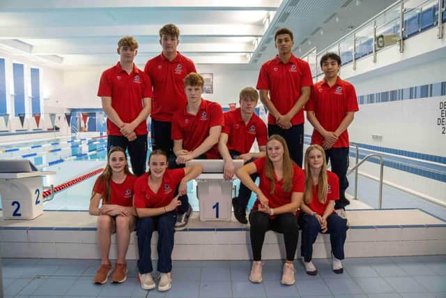 Swimming teams at Eastbourne College. pICTURE: SUBMITTED
