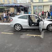 The collision on Marine Parade in Worthing has caused major disruption to roads in the town. Picture: Eddie Mitchell