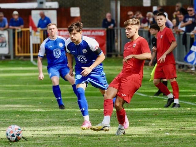 Action from Shoreham v Pagham in the SCFL premier division