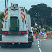 Gas distribution company SGN said it is upgrading its network at the junction of Worthing Road and Mill Lane, Rustington. Photo: Eddie Mitchell