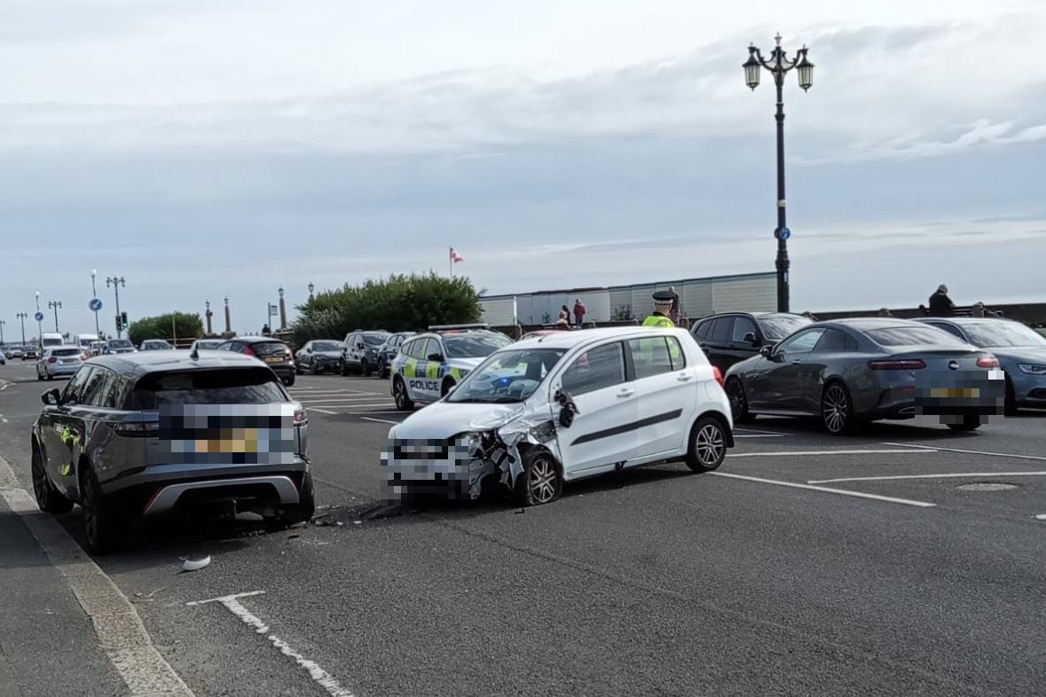Police called to collision on Worthing seafront