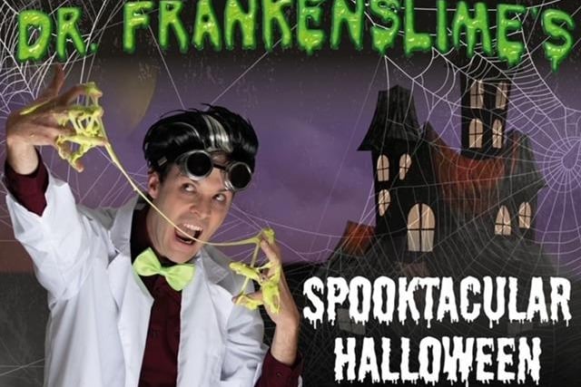 Enter Dr Frankenslime's laboratory at the Grove Theatre, Eastbourne, at 11am on October 24 for some sooktacular Halloween fun.