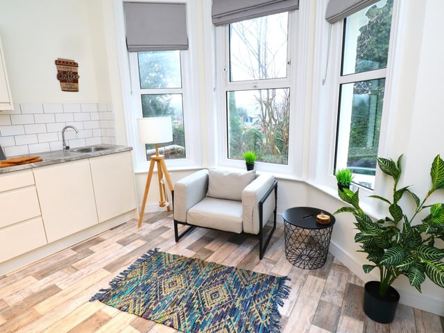 £112 per night (£28 per person) 
https://www.airbnb.co.uk/rooms/788168320772120494?adults=2&children=2&check_in=2023-04-03&check_out=2023-04-16&source_impression_id=p3_1673606328_qex%2BXDDFVWTg%2FoiA