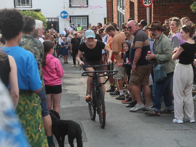 Hastings Old Town Carnival Week 2025: Bike Race. Photo by Roberts Photographic.