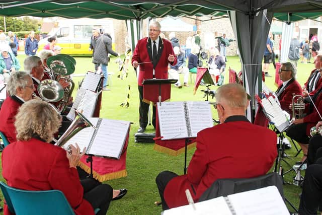 Lancing Brass Band will be on Warren Recreation Ground, along with Robbie the Magician, a fun dog show, ice cream van, sideshows, stalls, raffle, tombola and tea with delicious cakes. Photo by Derek Martin DM21081217a
