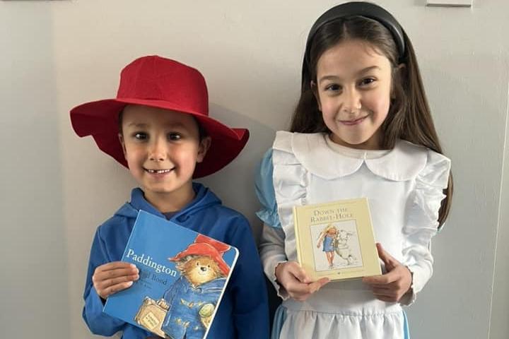 Sian Elise Northmore sent in this picture of Paddington and Alice in Wonderland