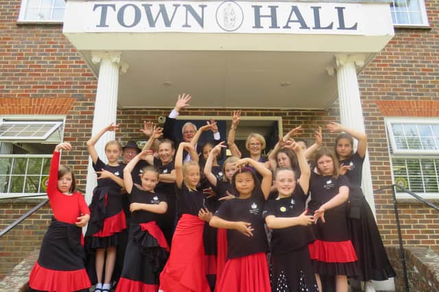 Students from the Alegria Spanish Dance School had a Q&A session with the Mayor of Haywards Heath