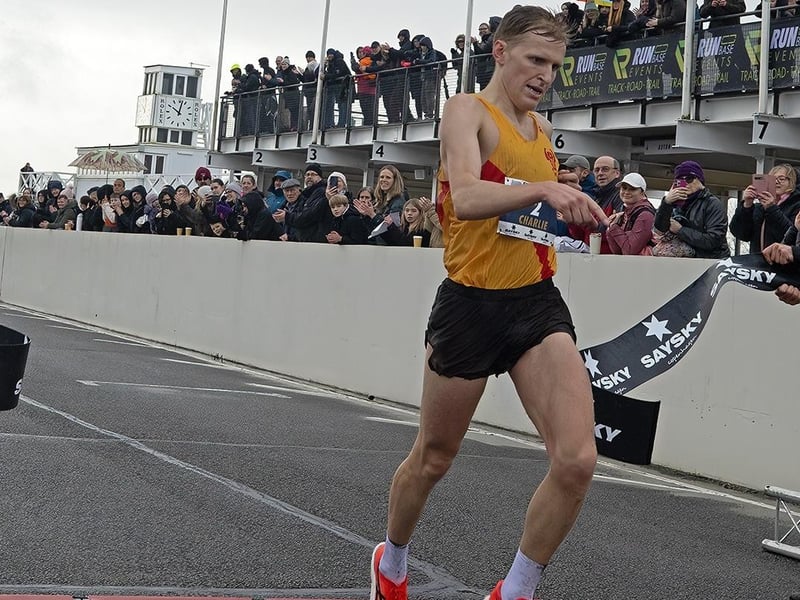 The overall winner of the 2026 Chichester 10k