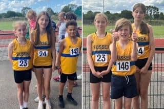 Hastings AC's young Sussex stars |Contributed picture