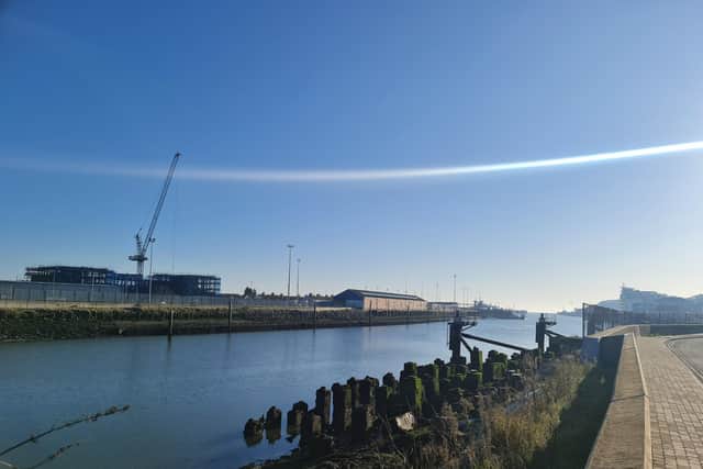 Newhaven building site (photo by Izzi Vaughan)