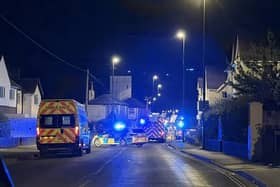 Emergency services on the scene. Photo: contributed