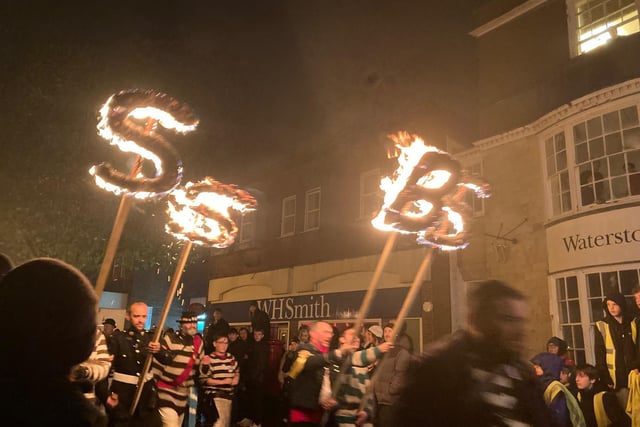 Lewes Bonfire Procession 2022