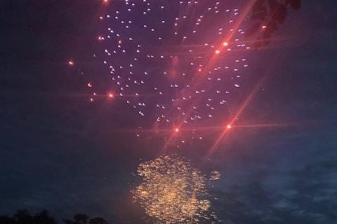 The beacon lighting and fireworks display took place in Victoria Park, Haywards Heath, on Thursday, June 2