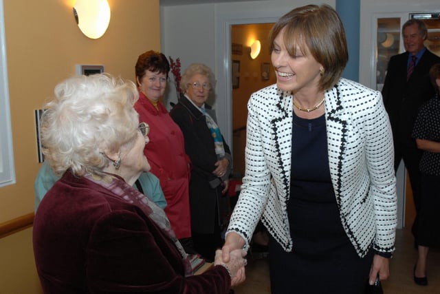 Meeting residents in The Martlets in October 2009