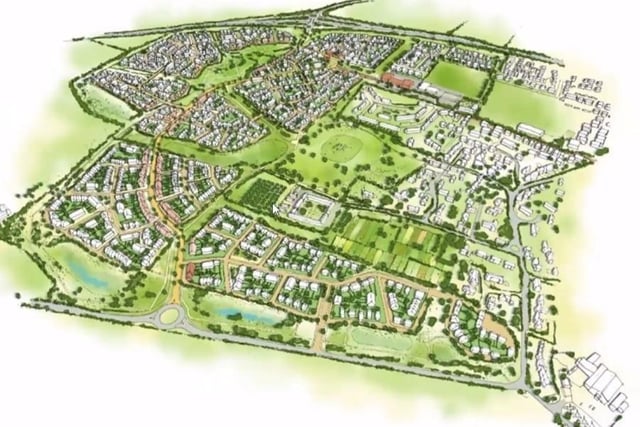 1,300 homes at the Tangmere Strategic Development Location (an increase of 300), have also been carried over from the last plan.