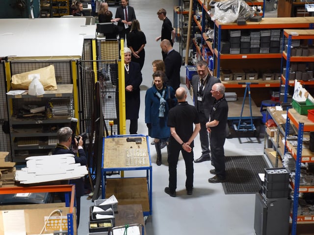 The Princess Royal visits Focus SB in St Leonards on November 22 2023.