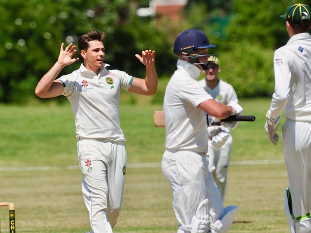 Action from Chippingdale v Broadwater CC in Division 4 West of the Sussex Cricket League