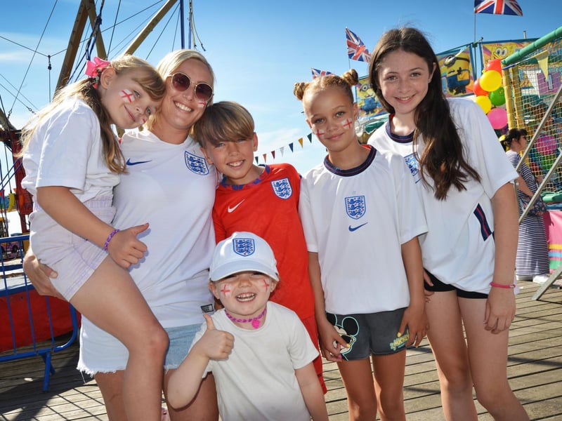 Piertown Hastings' big screen event England V Australia on August 16 2023. 
