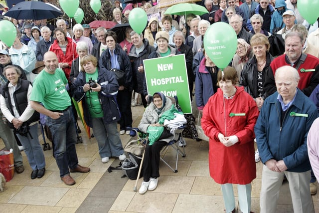 Rally for new hospital