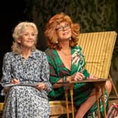 Hayley Mills and Rula Lenska in The Best Exotic Marigold Hotel at Chichester Festival Theatre. Photo by Johan Persson