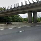 There has been a crash on the M23 near Gatwick Airport. Photo: Google Street View
