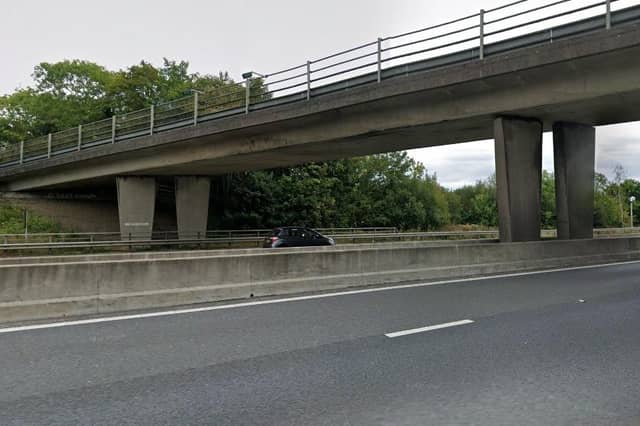 There has been a crash on the M23 near Gatwick Airport. Photo: Google Street View