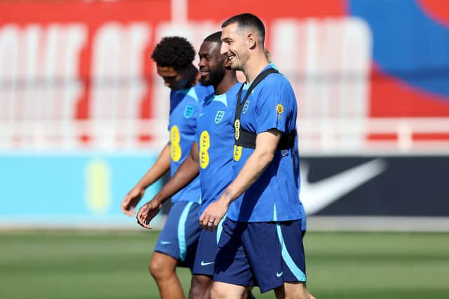 Dunk is currently training with the England squad ahead of their Euro 2023 qualifier against Ukraine and friendly away in Scotland.(Photo by Catherine Ivill/Getty Images)