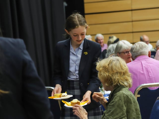 More than 120 senior citizens were treated to a summer tea party at Burgess Hill Girls on Tuesday, July 4