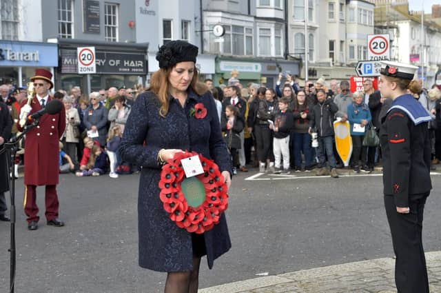 Eastbourne Remembrance Sunday 2022 (Pic by Jon Rigby)