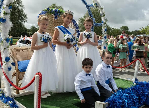 This year’s Carnival Princess was eight-year-old Ellie Willard who led the carnival  procession at the Ashington Festival