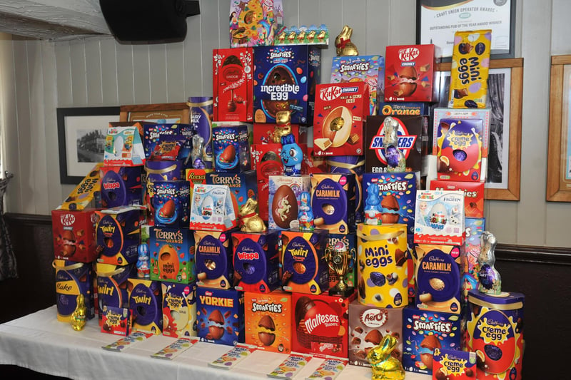 The Worthing Help Group teamed up with the Rose and Crown pub for an Easter egg collection for local children.