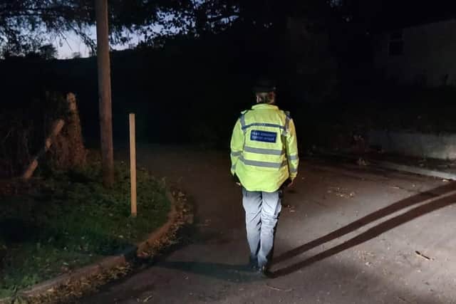 Sussex Police have conducted evening patrols in Rye following reports of anti-social behaviour. Picture: Sussex Police
