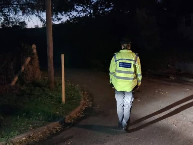 Sussex Police have conducted evening patrols in Rye following reports of anti-social behaviour. Picture: Sussex Police