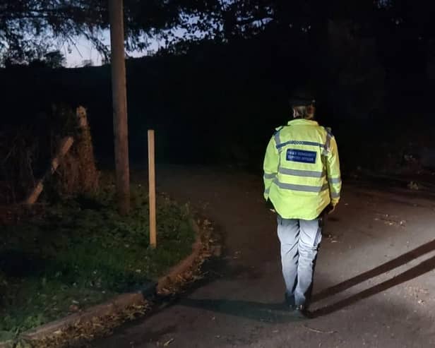 Sussex Police have conducted evening patrols in Rye following reports of anti-social behaviour. Picture: Sussex Police