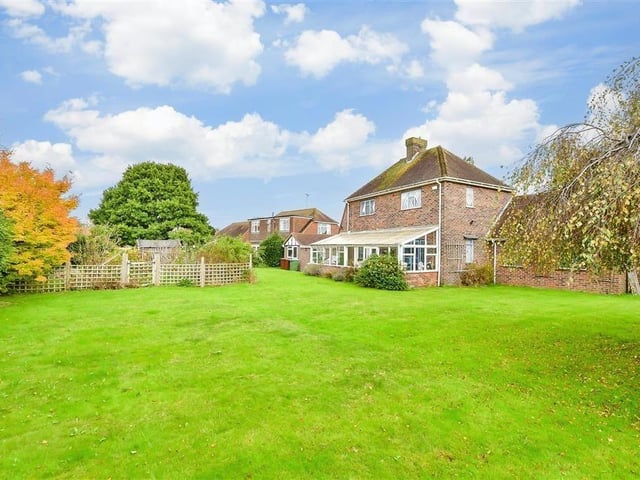 The stunning older-style home has three bedrooms and two bathrooms. It has come on the market with Cubitt & West priced at £825,000