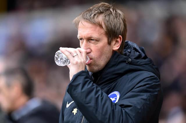 Brighton & Hove Albion manager Graham Potter tipped as future England manager. (Photo by Nathan Stirk/Getty Images)