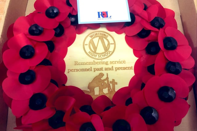 Worthing High School has a strong relationship with the Western Front Association and the work that they do in ensuring that the serving personnel, both past and present, and
the ultimate sacrifice that they make is never forgotten.