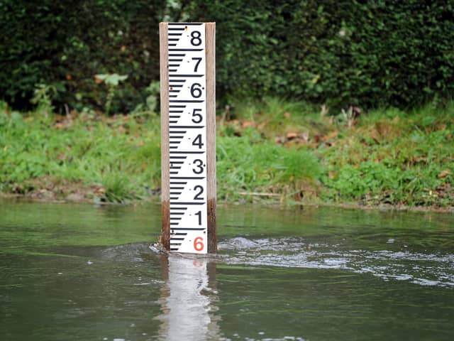 Flooding at East Lavant, West Sussex.