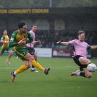 Horsham FC battle the elements to earn narrow win over Walton & Hersham – the match in 42 pictures