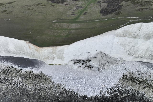 PICTURES: Cliff fall near Eastbourne