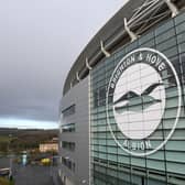 Amex Stadium, the home of Brighton and Hove Albion. (Photo by Mike Hewitt/Getty Images)
