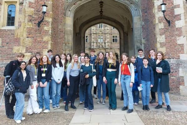St John’s College, Cambridge hosted Collyer's students 