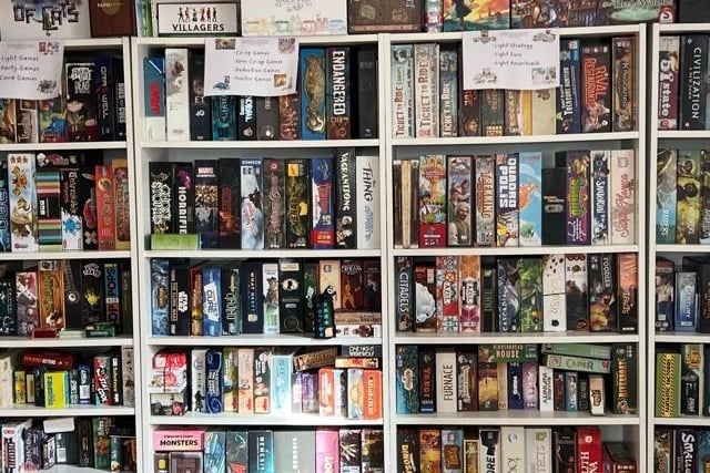 The Board Game Cafe has nearly 1,000 games to enjoy