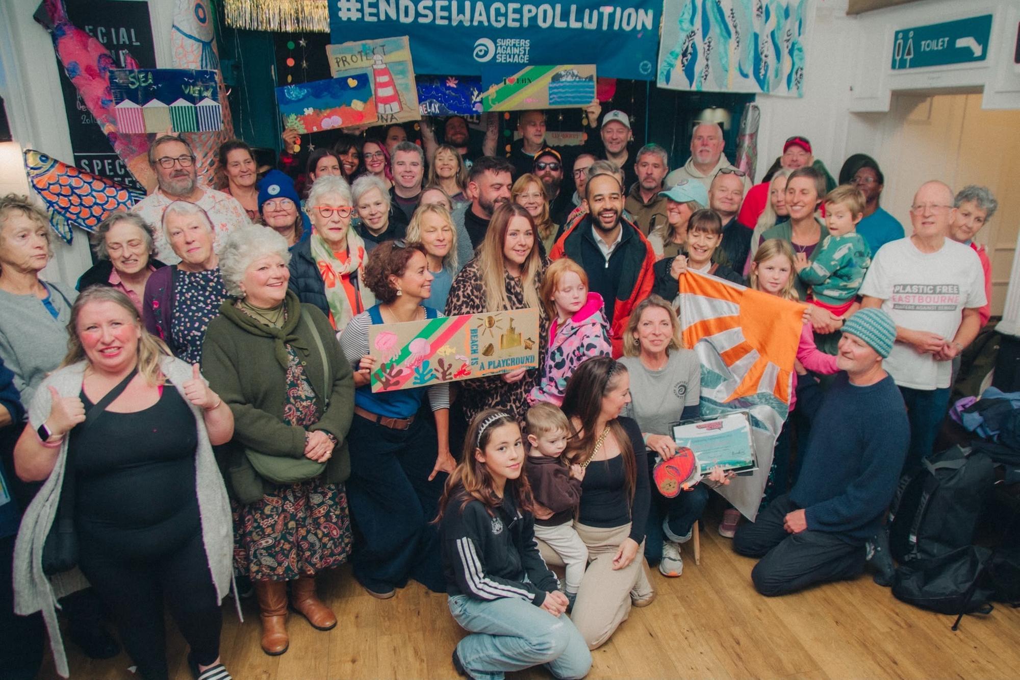 Eastbourne MP calling to 'scrap Ofwat' at protest for clean water