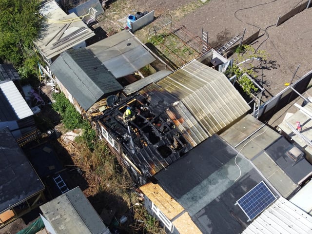 ‘No casualties’ have been reported following an ‘accidental’ shed fire in East Sussex, the fire service have confirmed.
